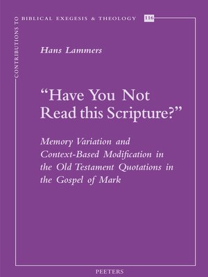cover image of Have You Not Read This Scripture?